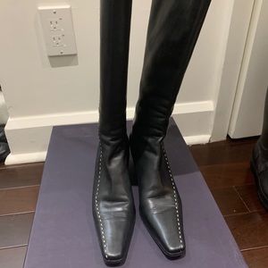 Prada knee high boots